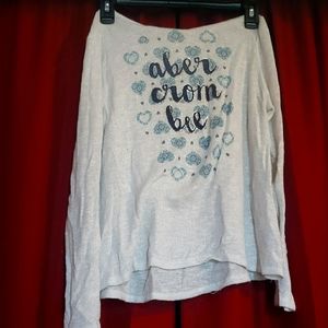 Girls, size 11/12, hooded Abercrombie sweater